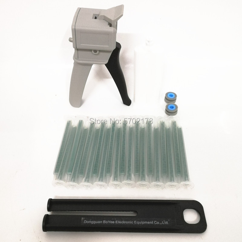 Caulking Gun Dispensing - 10 sztuk końcówka mieszająca z dwuskładnikowym