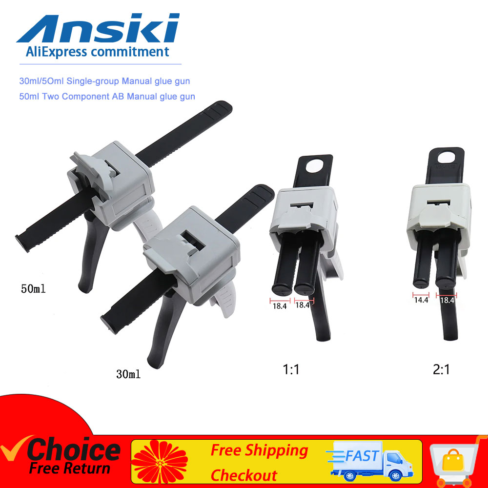 Caulking Gun Dispensing - Pistolet do kleju manualnego 1:1 2:1