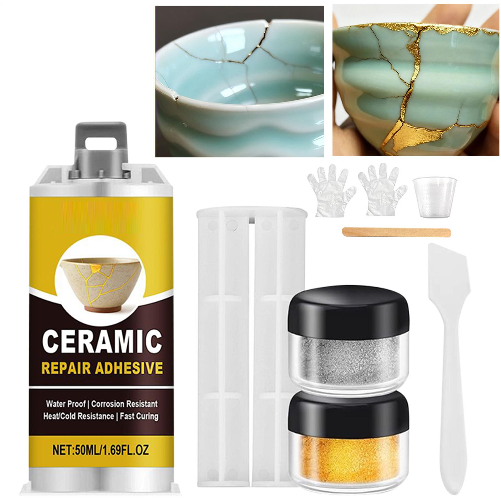 Tile Grout Repair - Zestaw do naprawy Kintsugi, złoty klej