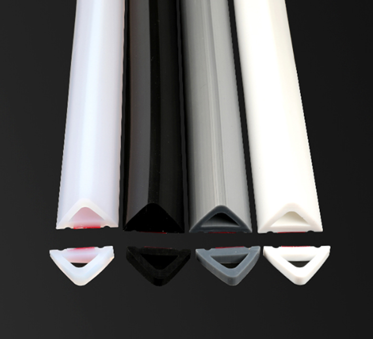 Bathroom Caulk Siliconized - Trójkątna silikonowa taśma uszczelniająca do łazienki,