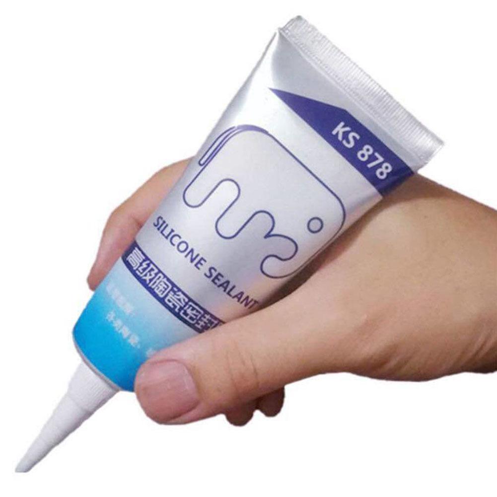 Bathroom Caulk Siliconized - 120ML Uniwersalny Silikonowy Uszczelniacz Wodoodporny Kamaż