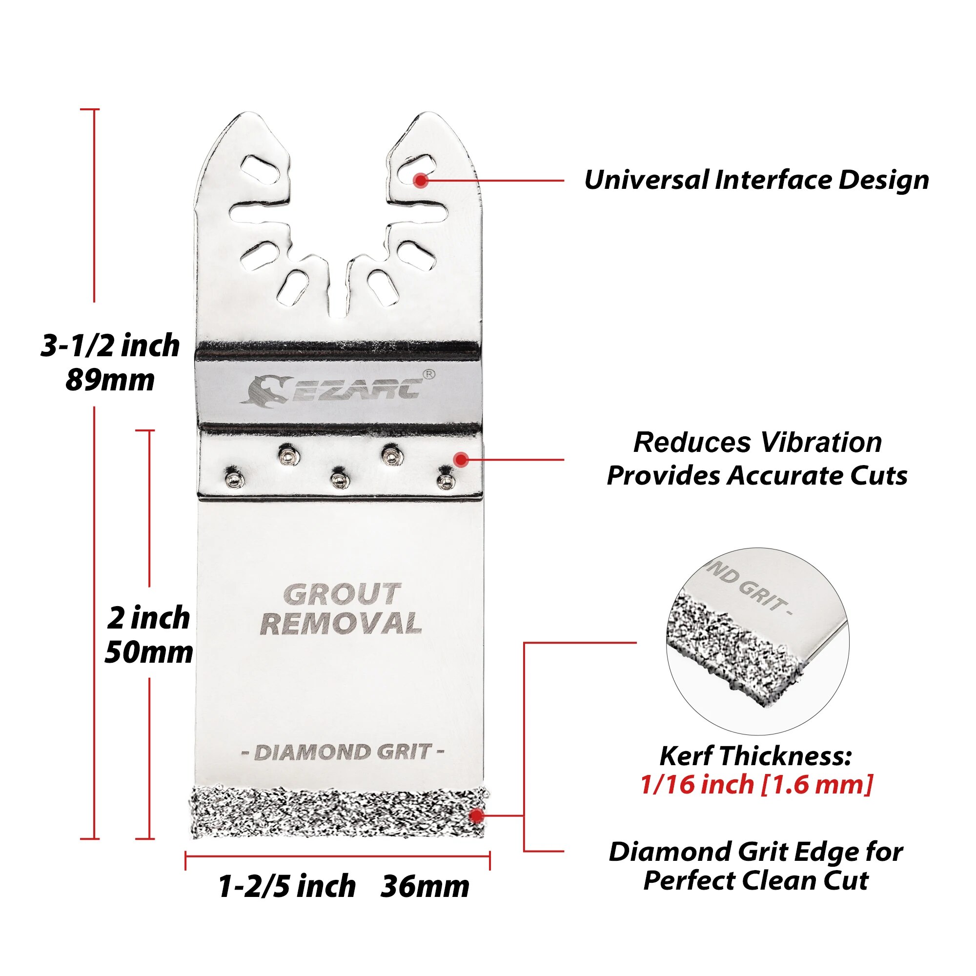 EZARC 3 SZT. Diamentowe Ostrza – Grout Saw Removal recenzja i cena