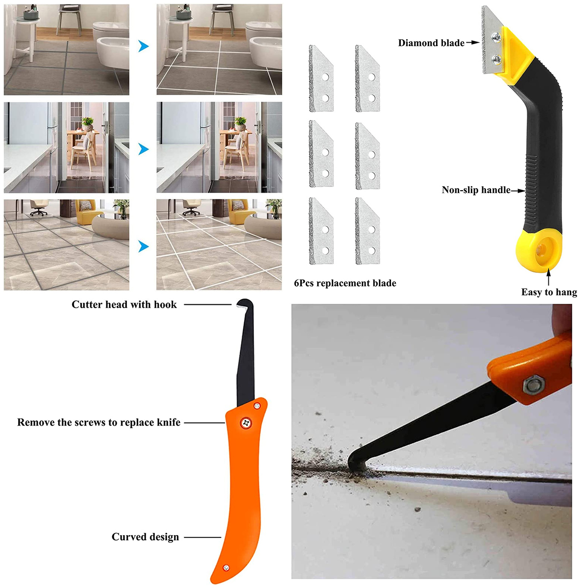 Zestaw narzędzi do usuwania fu – Grout Saw Removal recenzja i cena