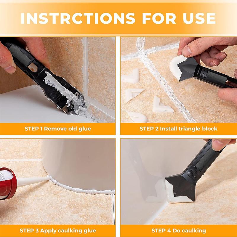 Zestaw narzędzi 3w1 do usuwani – Bathroom Caulk Siliconized recenzja i cena