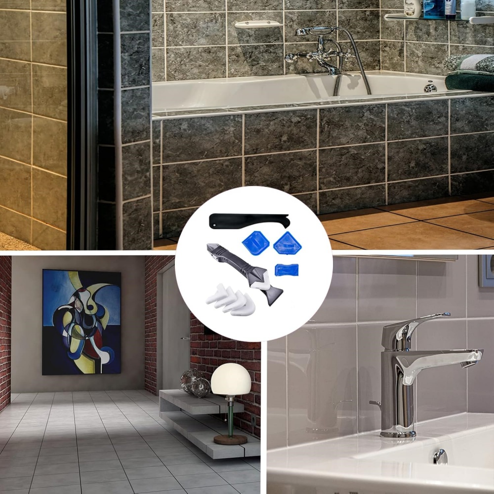 10 szt. Silikonowych narzędzi  – Bathroom Caulk Siliconized recenzja i cena