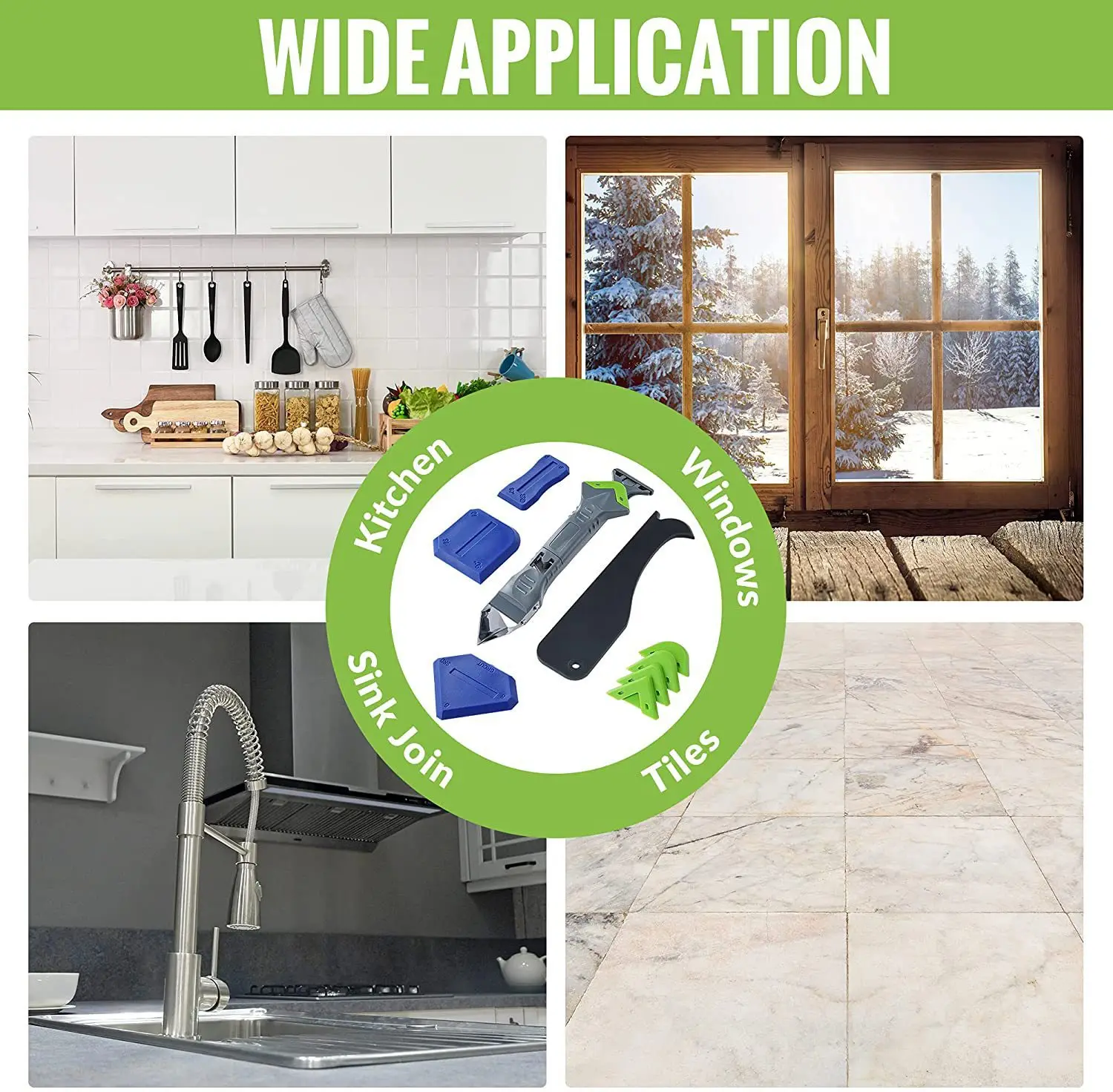 Zestaw narzędzi silikonowych 5 – Bathroom Caulk Siliconized recenzja i cena