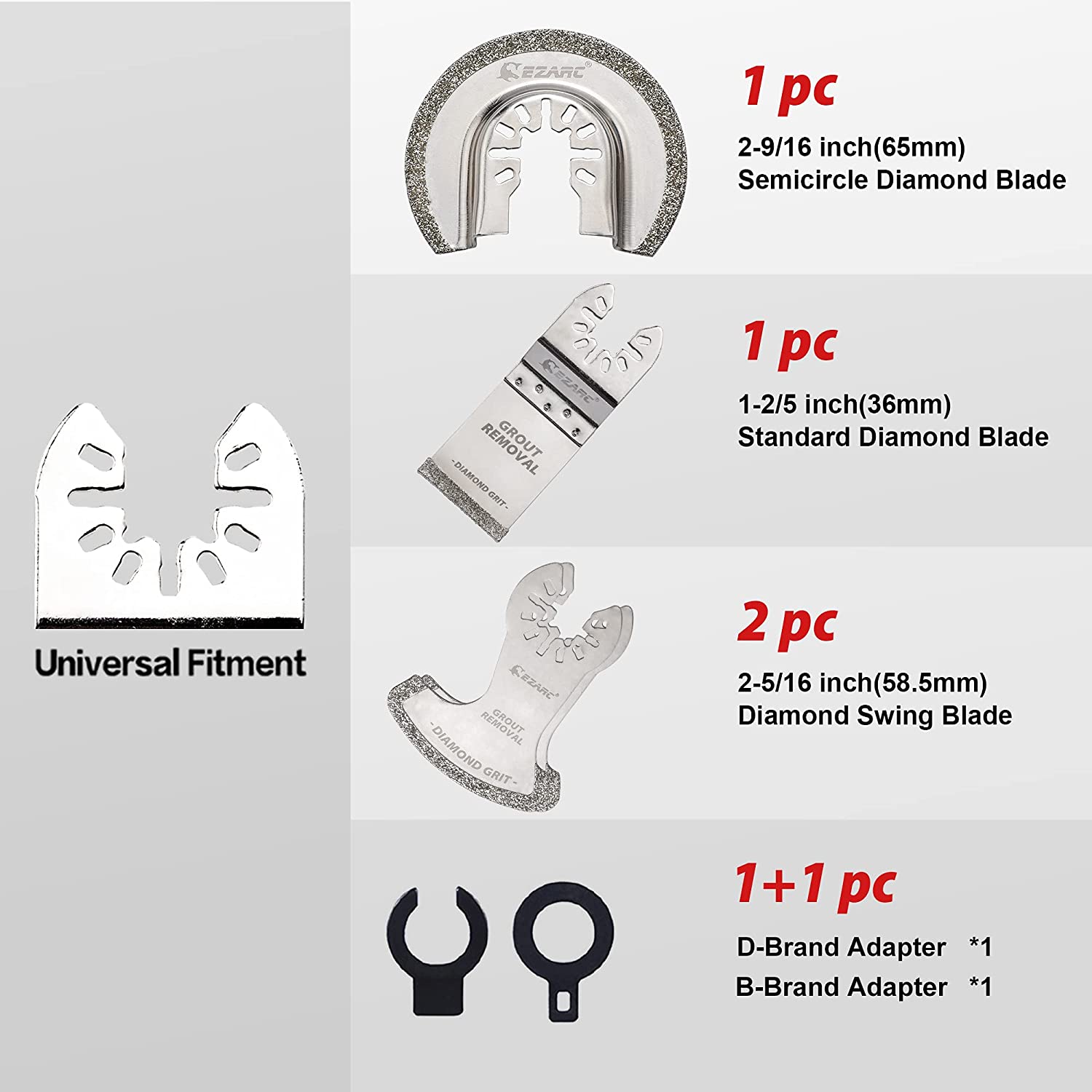 Zestaw 4 szt. diamentowych ost – Grout Saw Removal recenzja i cena