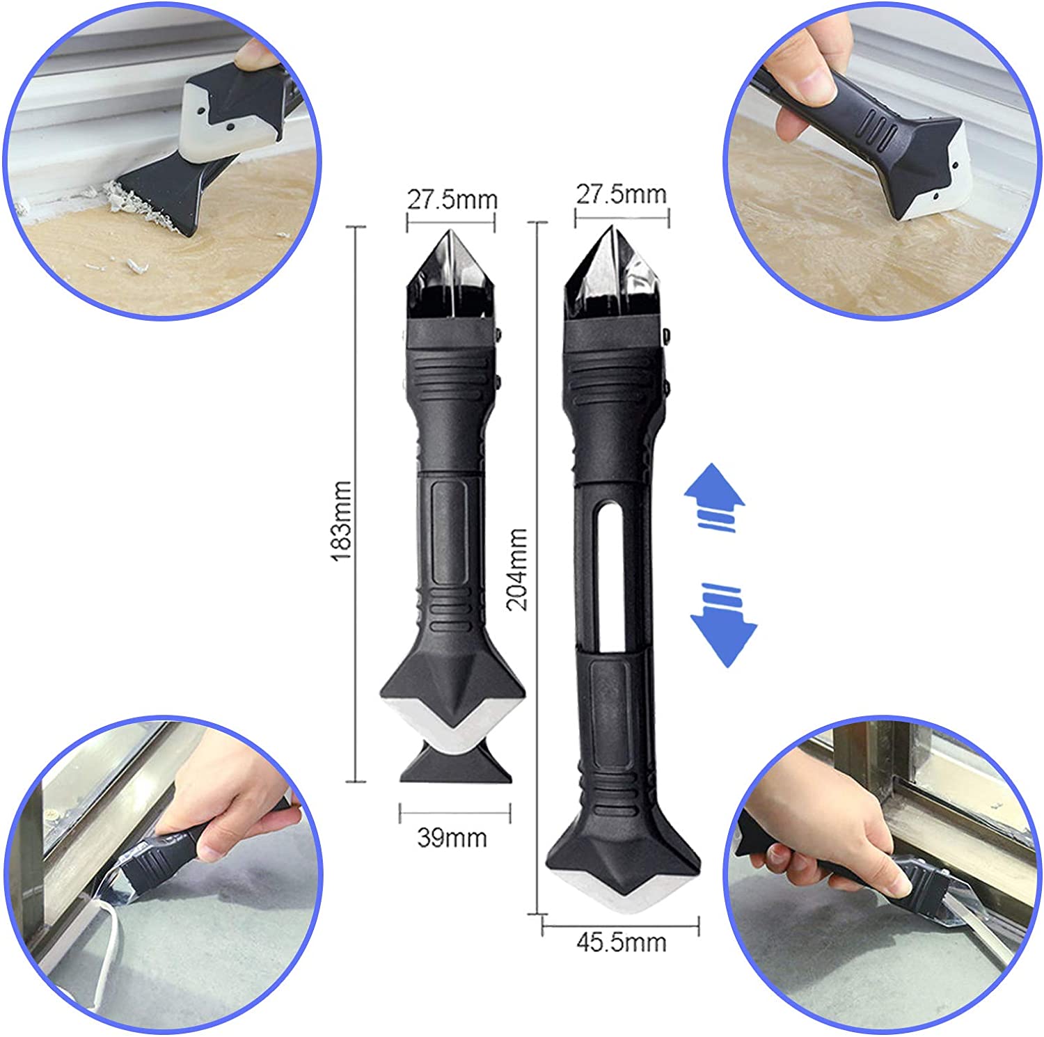 5 w 1 silikonowe narzędzia usz – Bathroom Caulk Siliconized recenzja i cena