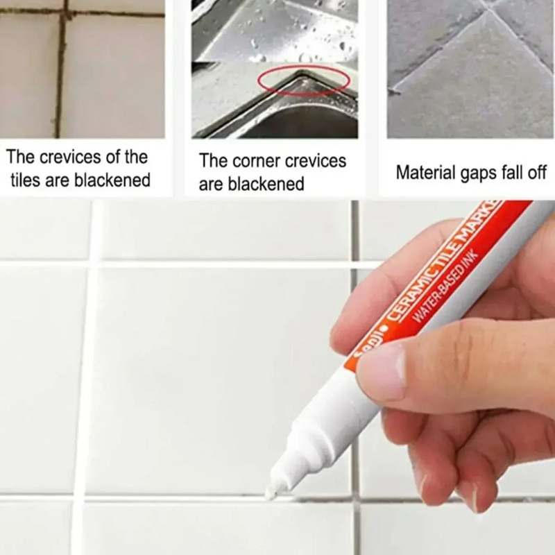 Wodoodporny marker do fug cera – Tile Grout Repair recenzja i cena
