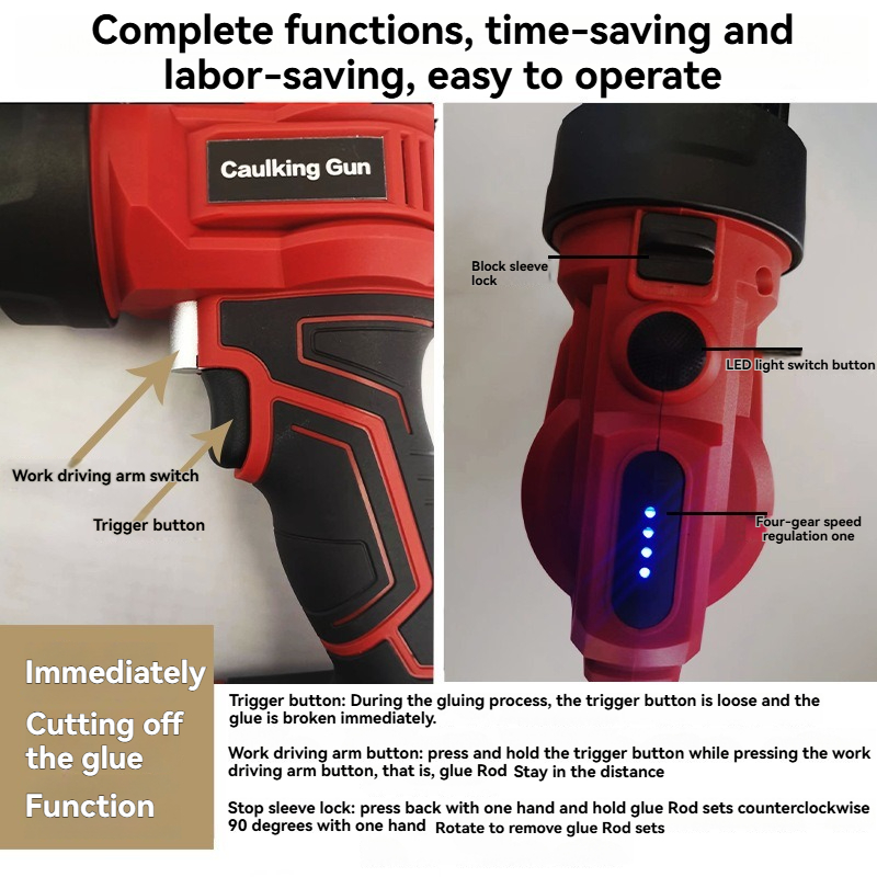 Akumulatorowy pistolet do sili – Caulking Gun Dispensing recenzja i cena