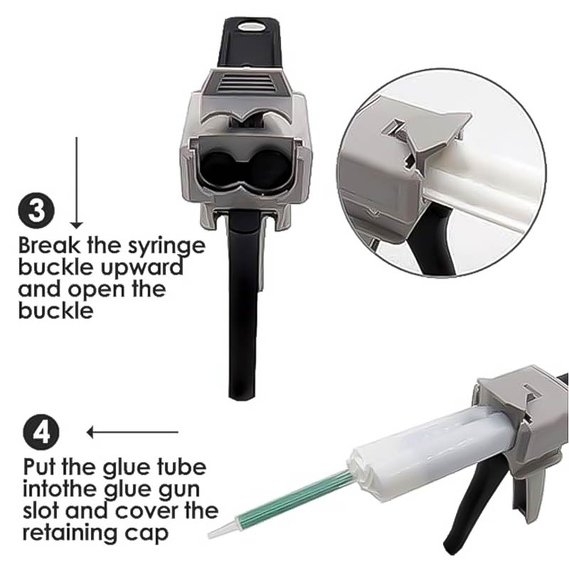 Pistolet do kleju AB 30ml 50ml – Caulking Gun Dispensing recenzja i cena